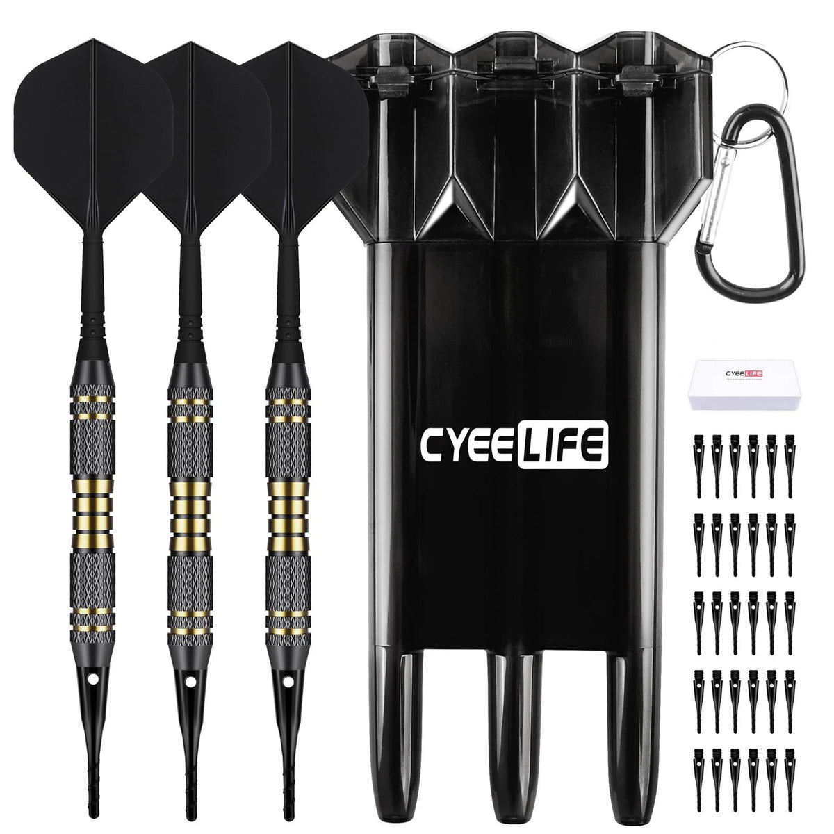 Set of 4 Plastic Tip Darts for CyeeLife (Professional Soft)