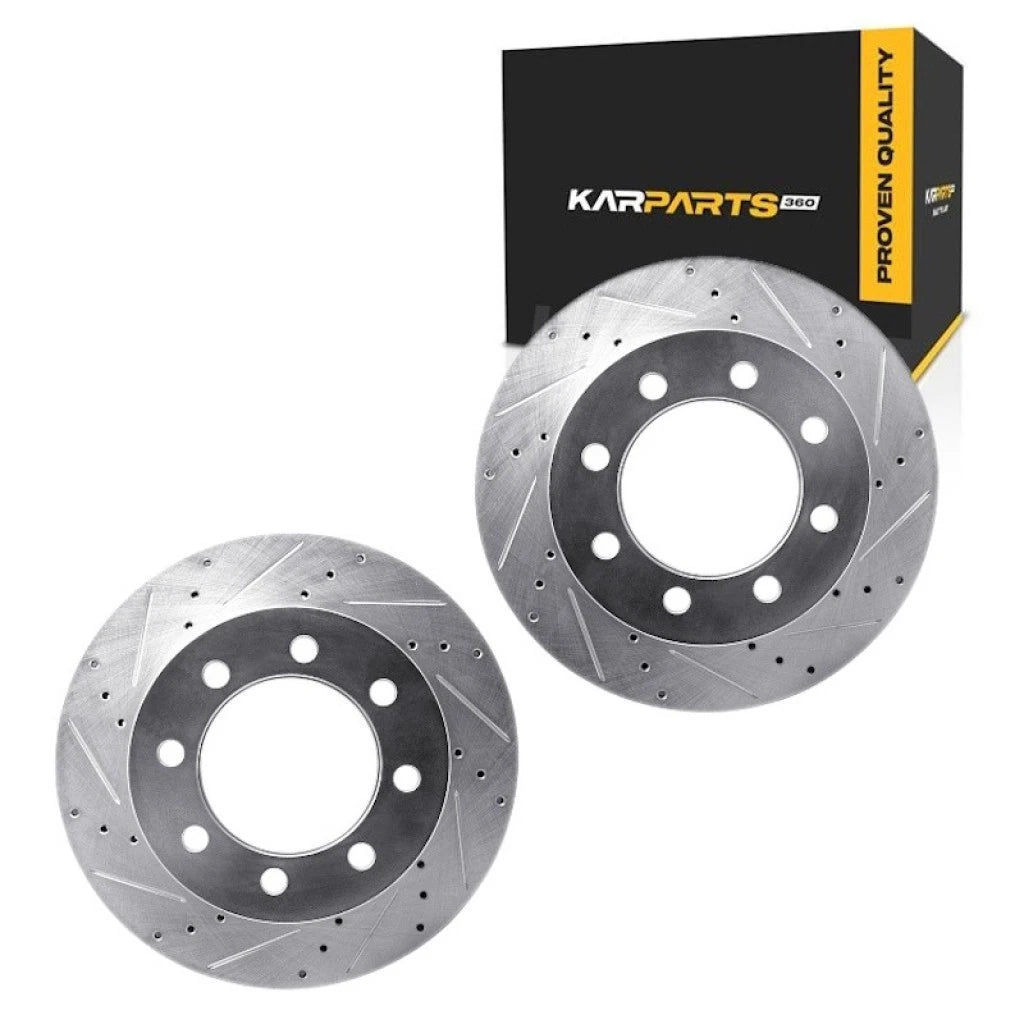 Drilled and Slotted Rotors for Dodge Ram 2500/Ram 3500 (2003–2008) ALX-PAU-DF-7002-40061-CLA1