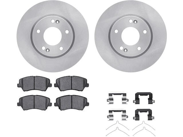 Brake Pad and Rotor Kit for Kia Forte (2017–2018) 44791NXNS