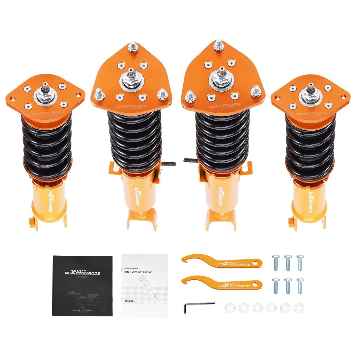 24-Way Adjustable Coilovers Strut Kit for Nissan 350Z / G35 (2003–2008)