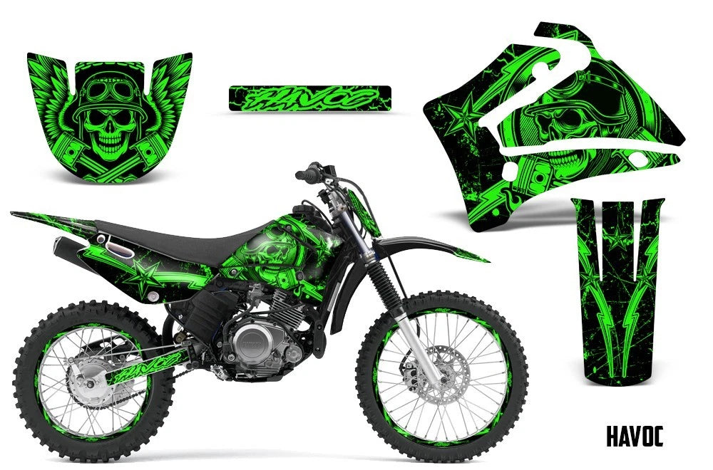 Graphic Stickers +#PLT/RIM Decals for Yamaha TTR125 (2000–2007)