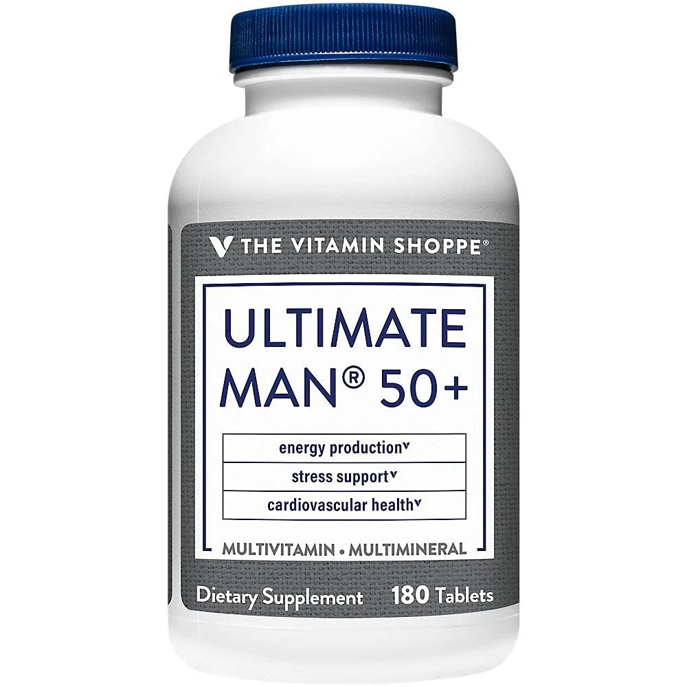 Ultimate Man 50+ Multivitamins 180 Count for Men (Pack of 1)