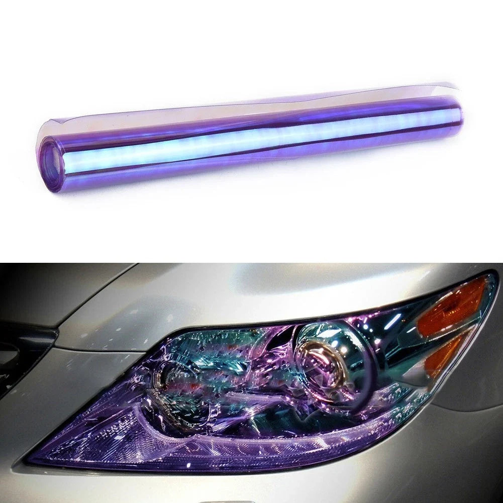 Chameleon Neo Chrome Vinyl Tint for Headlight Taillight Fog (12"x24")