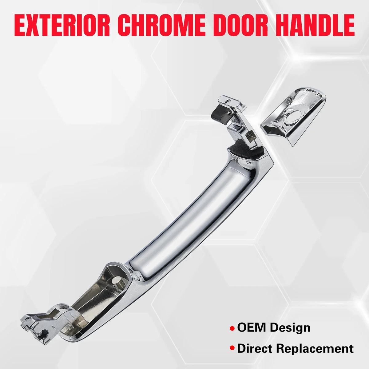 Chrome Door Handle Front Left Driver Side for Nissan Murano Rogue (2003–2012)