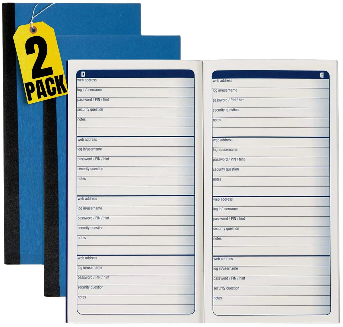 Password Journal for Small Keeper Book (3 1/4 x Blue)