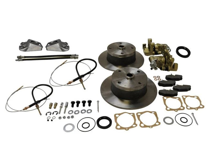 Set of 4 Rear Disc Conversion Deluxe Kit for VW Beetle (1968–on) 22-2913