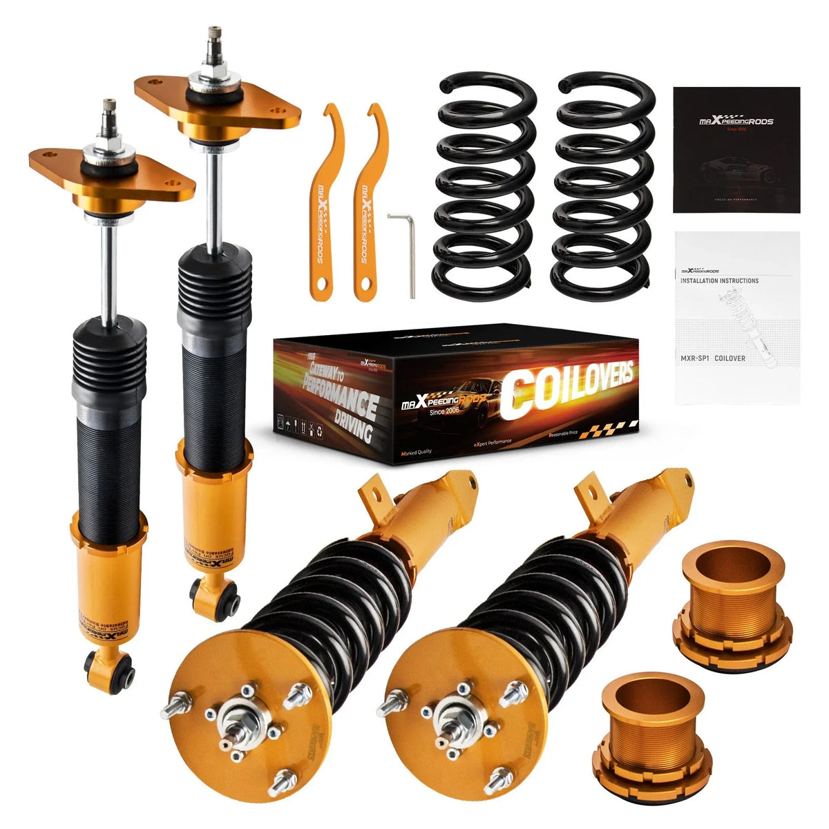 Coilovers 24 Way Damper for Dodge Charger Challenger V6 V8 RWD (2015–2023)
