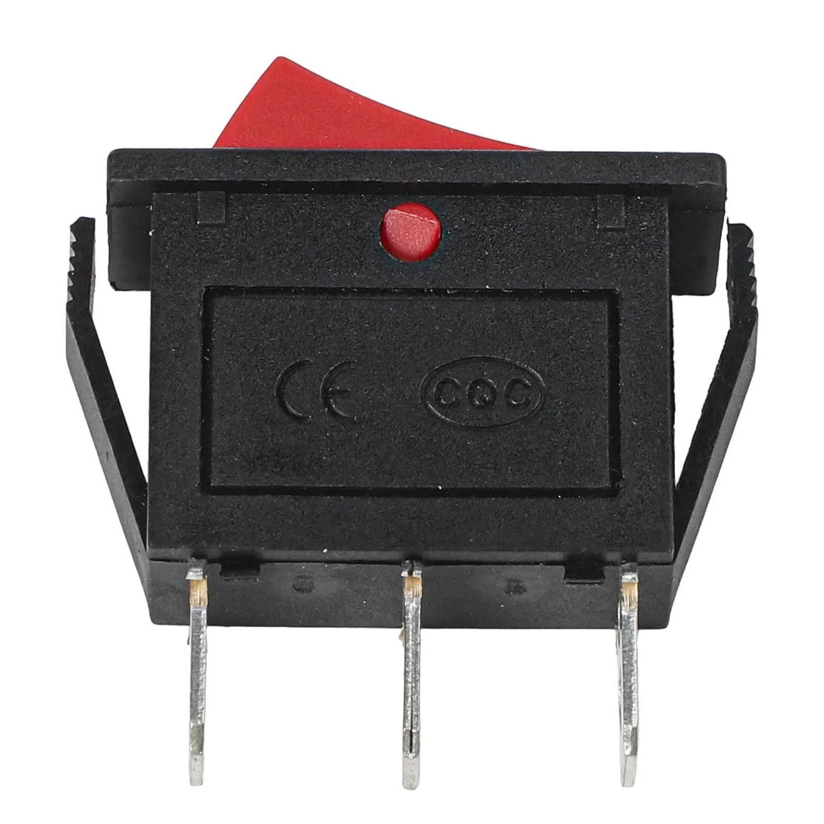 Rocker Switch for Car Joystick (DPDT, Red, 15A 250V, 20A 125V)