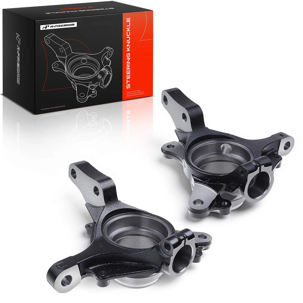 2X Front Steering Knuckle for Subaru Forester (2000–2008) 28313-AE030, 28313-AE020