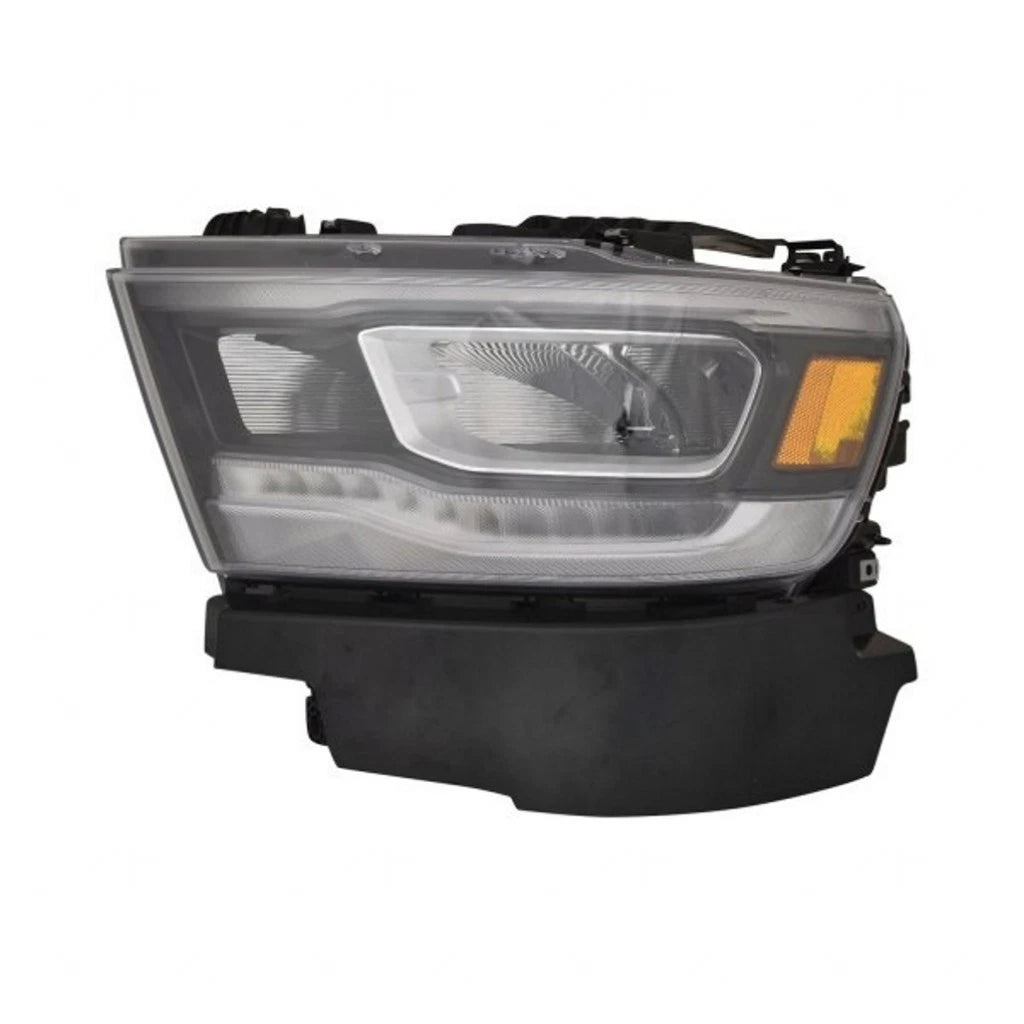 Driver Side Headlight for Ram 1500 (2019–2022) LLX-CH2502332-CL360A70, CH2502332, LED, Chrome