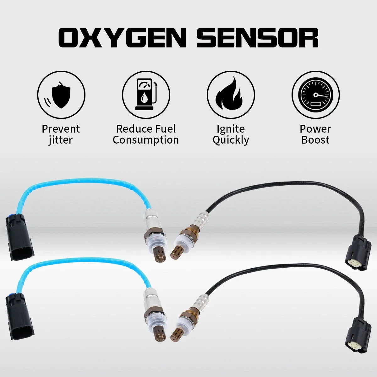Set of 4 O2 Oxygen Sensors for Ford Explorer 3.5L (2013–2015)