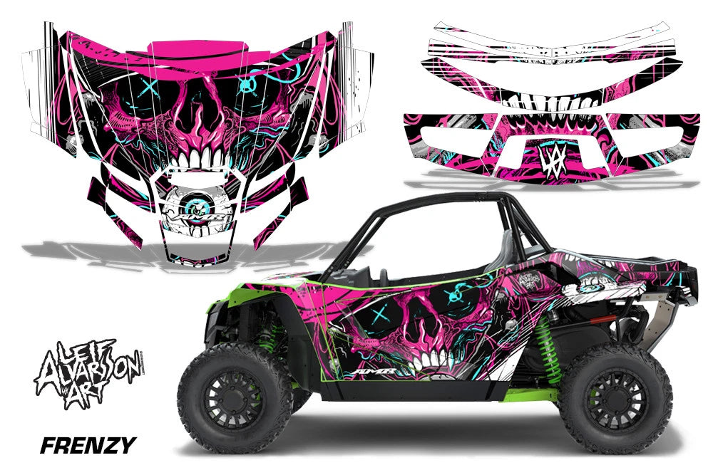 UTV Graphics Decal Sticker for Arctic Cat Wildcat XX (2018+) - FRENZY PINK