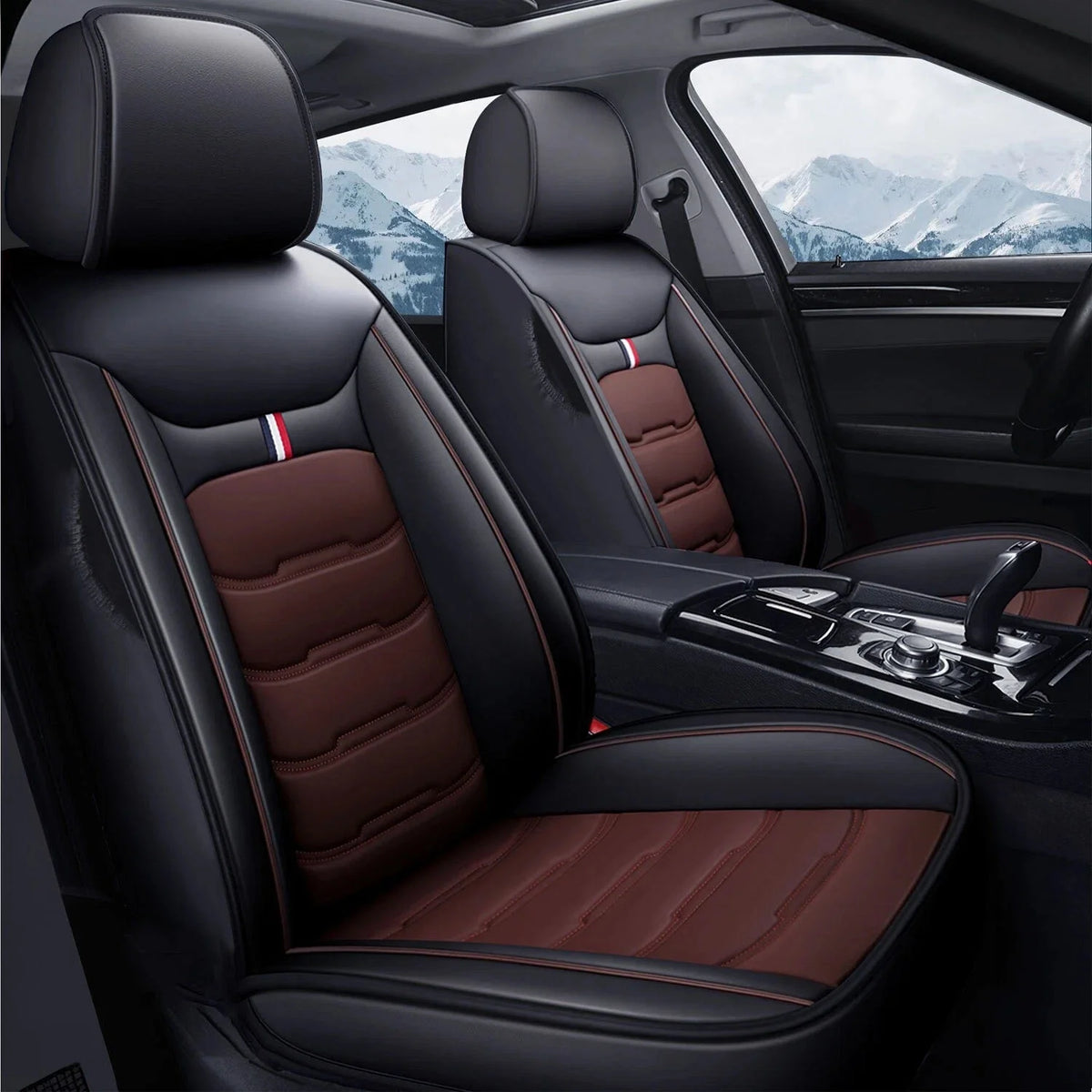 Deluxe Leather Seat Covers for Ford (5-Seat Full Set)