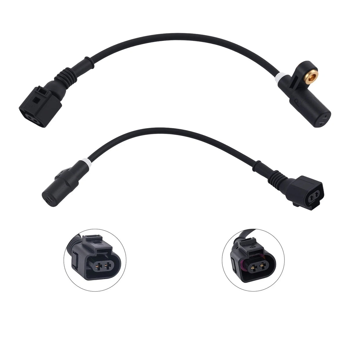 2PC Rear ABS Wheel Speed Sensor for Skoda Octavia I Combi 4x4 (1996–2010) 1J0927807D