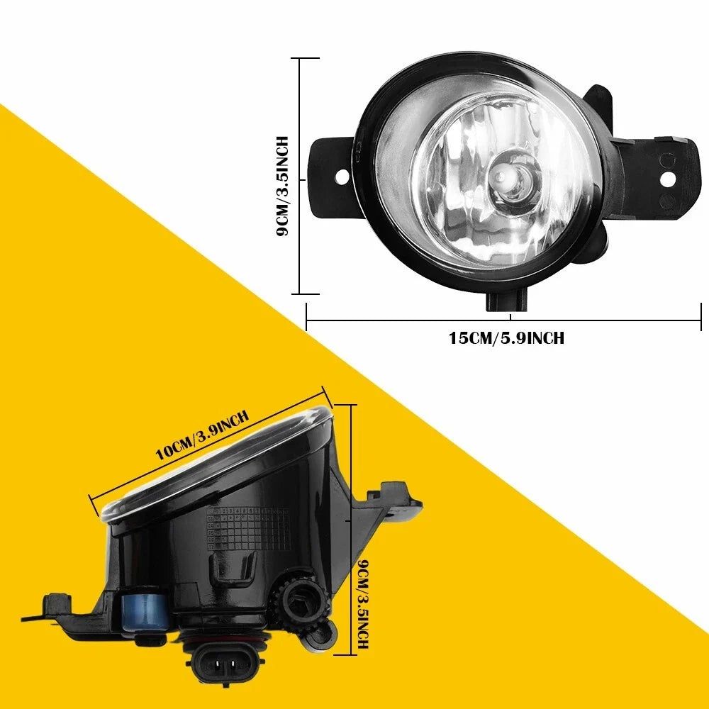 Fog Lights Set for Infiniti JX35 QX60 M35 M45 (2008–2016)