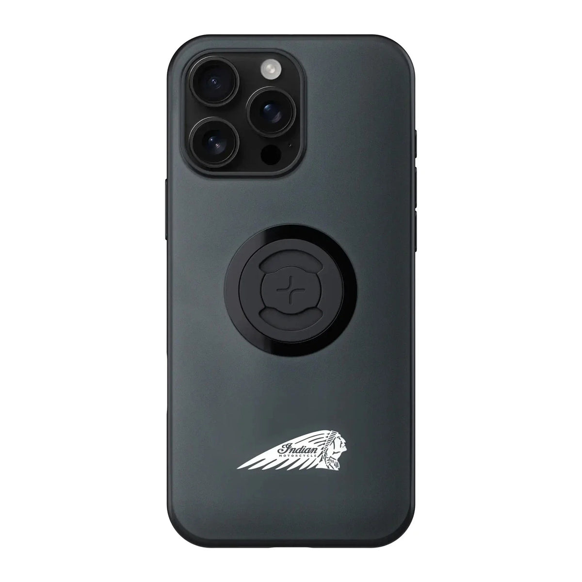 Phone Case for iPhone 16 Pro Max (2023) - Gray with Headdress Logo
