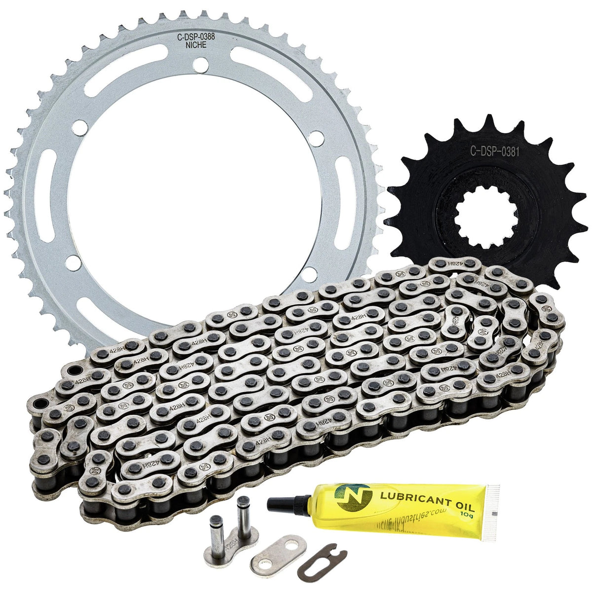 Sprocket Chain Set for Yamaha SR400 (MK1013135, 94580-78130-00, 94582-34130-00)