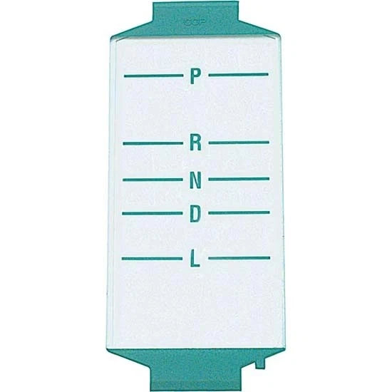 Floor Shift Plate Indicator Lens for Camaro (1968–1969) 3919160