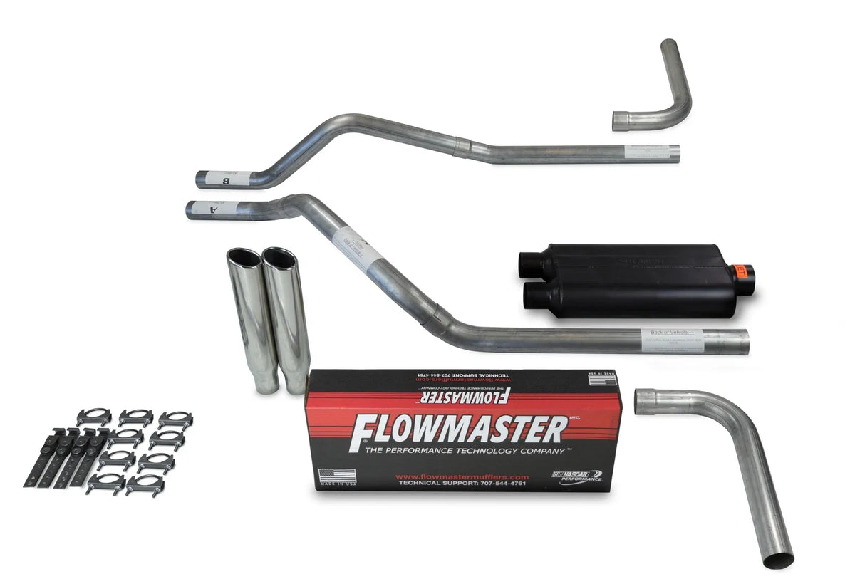 Dual Exhaust Kit for Chevy Blazer (1995–1999) - Flowmaster 50 Series, 2.5"