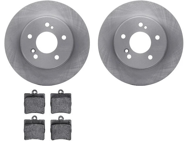 Brake Pad and Rotor Kit for Mercedes E300 (1996–1997) 56932JWDW