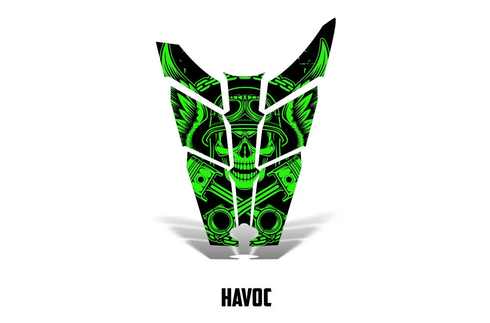 Sled Hood Graphic Decals for Polaris PROR, RMK, Rush (2011–2016)