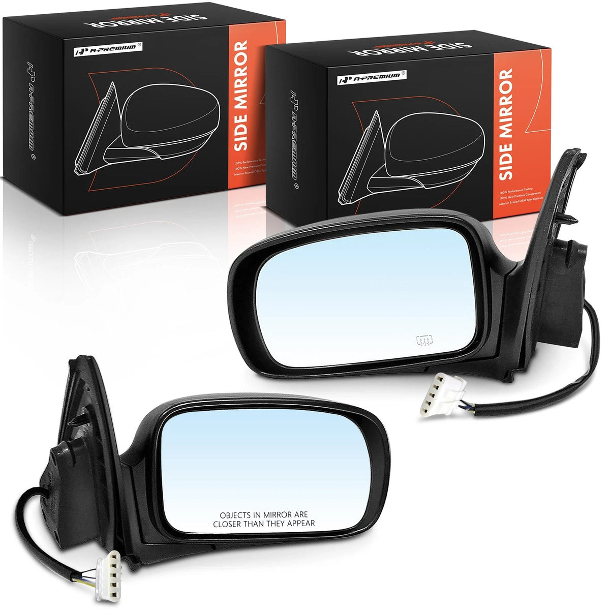 A-Premium Pair Power Fold Heated Mirrors for Nissan Quest (1999–2002)
