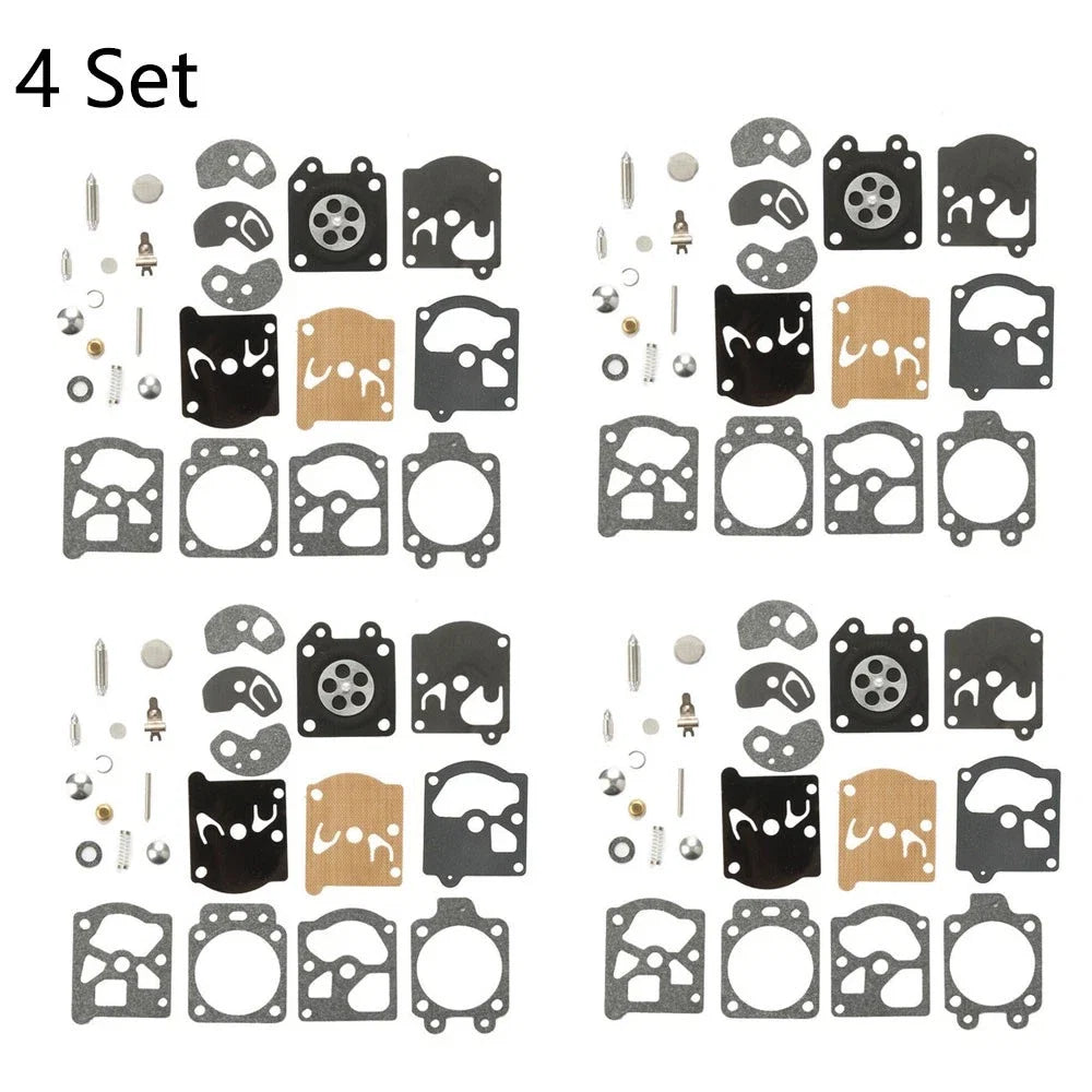 Set of 4 Carburetor Diaphragm Rebuild Kit for Walbro WA WT Series K10-WAT