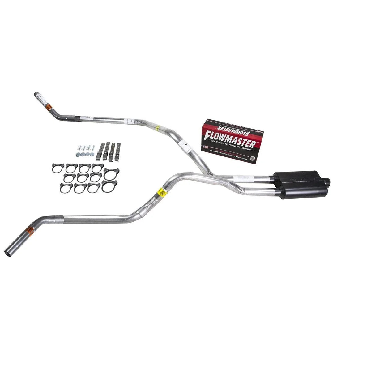 Dual Exhaust 2.5" Pipe for Ram 1500 2500 3500 (2002–2003) Flowmaster Super 44