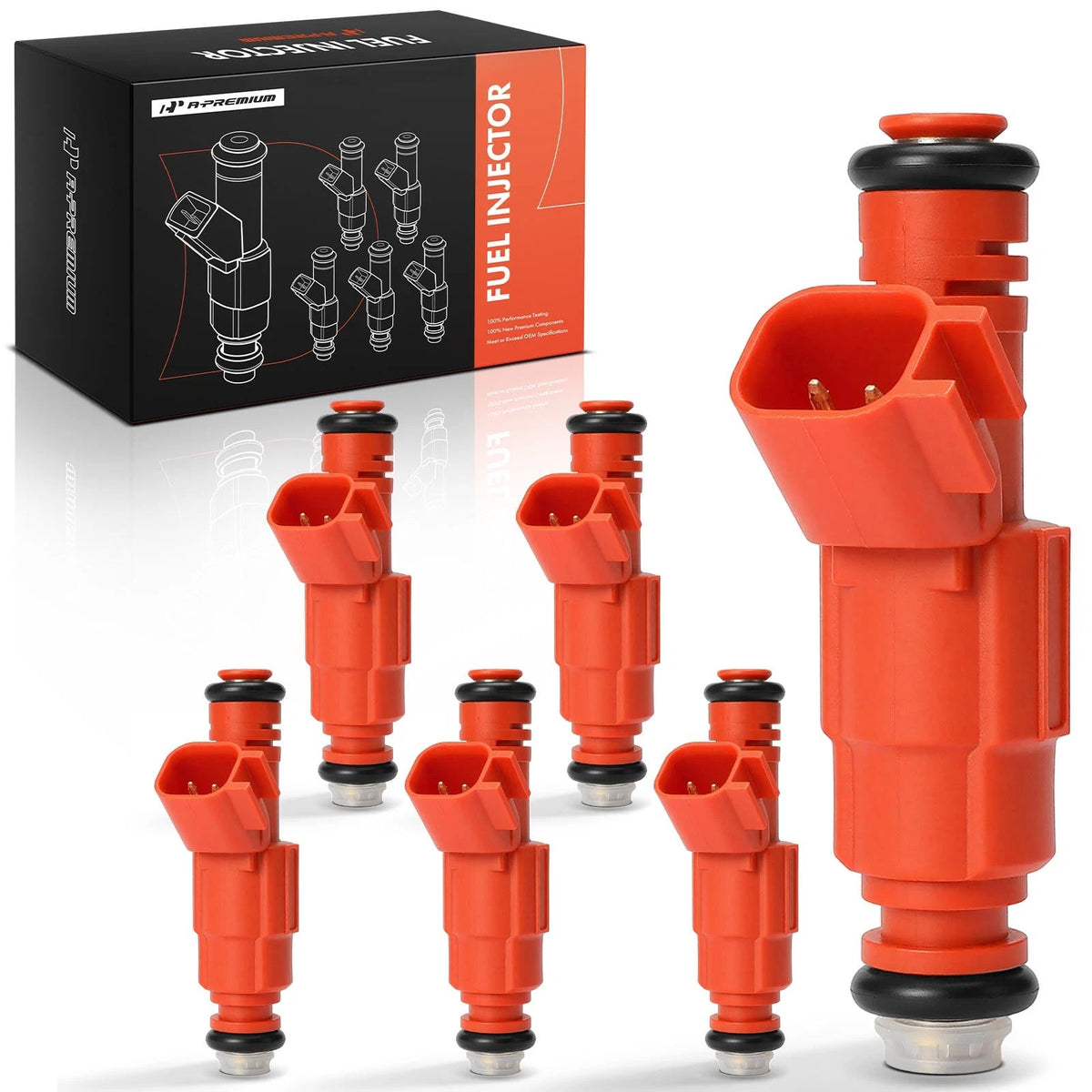 6X Fuel Injector for Dodge Ram 1500 Van Dakota (2000–2003) 0280155934, 62244