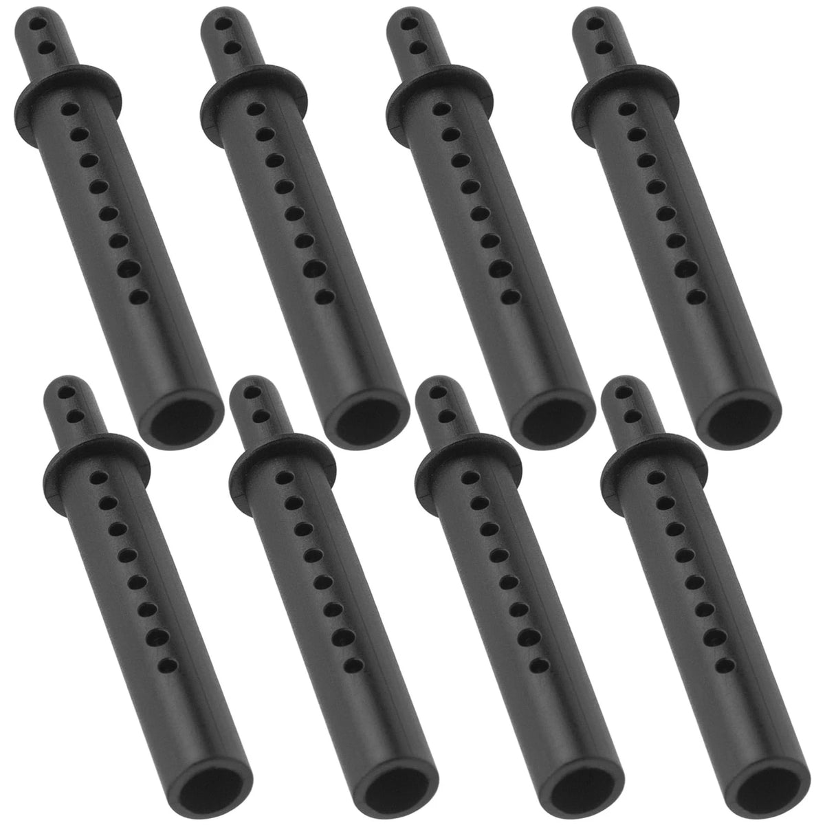 8X Plastic RC Body Post Extension Holder Mounts 61mm x 8.3mm