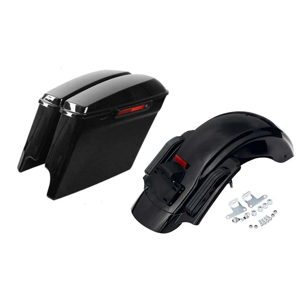 5" Stretched Saddlebag Rear Fender for Harley CVO Road King Glide (2014–2024)