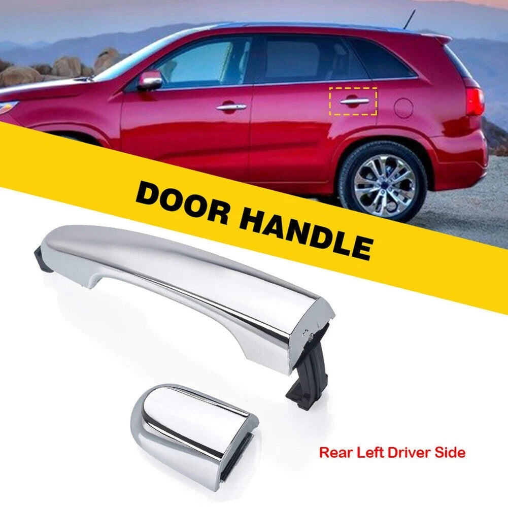 Chrome Door Handle for Kia Sorento (2011–2015) Left Rear Driver Side
