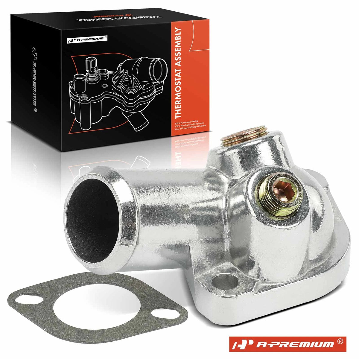 Engine Coolant Thermostat Housing Water Outlet for Chevy Blazer C30 (8241307, 14088753, 84899)