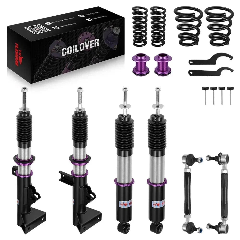 32 Way Coilovers Struts for Mercedes-Benz C-Class (2001–2007) Adj Damper Height