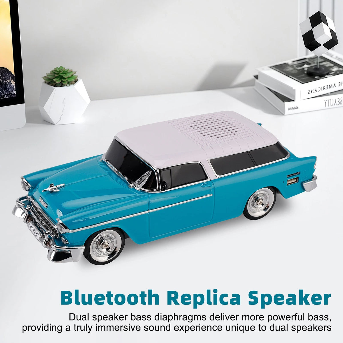 Bluetooth Replica Speaker for WS-1955 (LED, USB/TF Playback)
