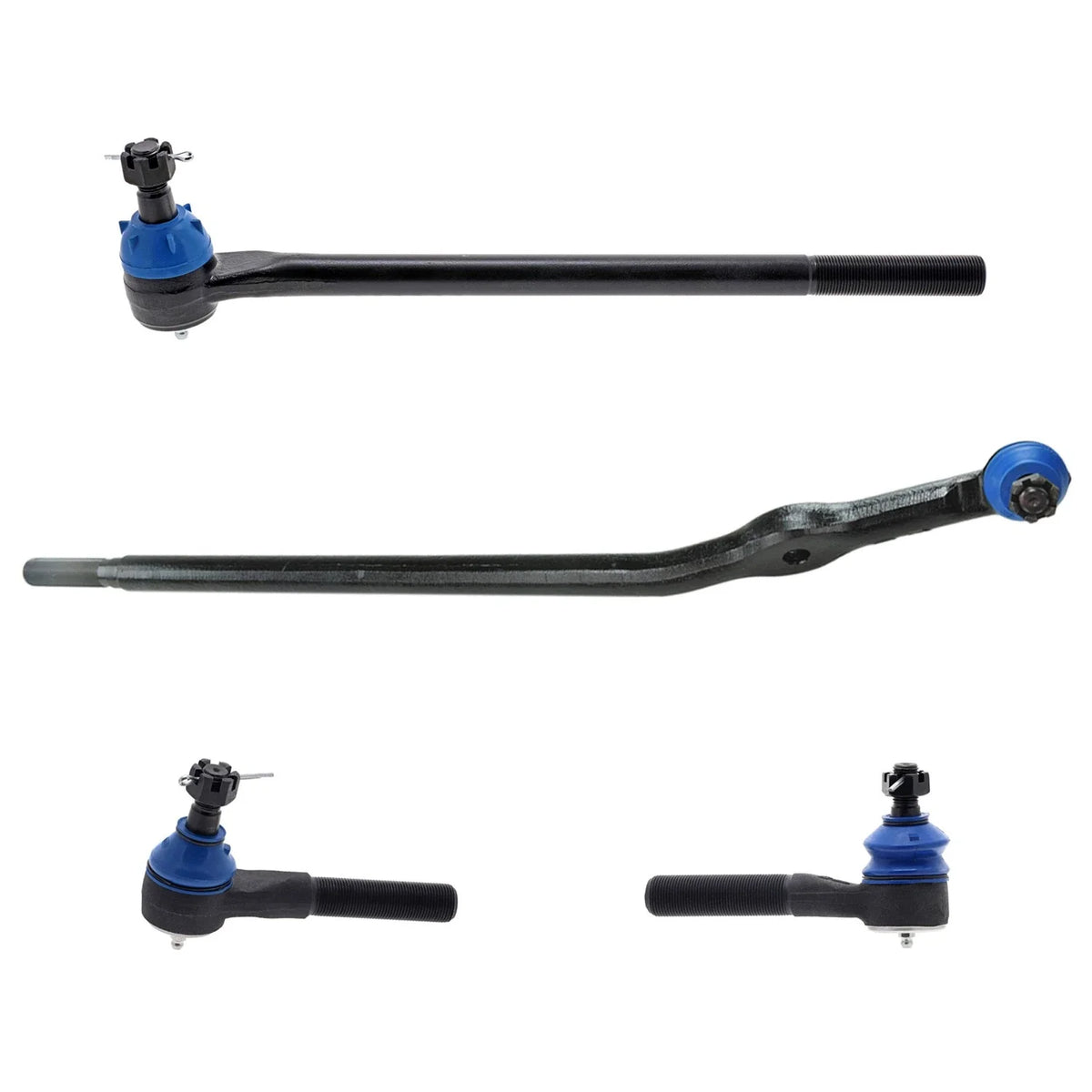 Set of 2 Inner Outer Steering Tie Rod Ends for Ford Ranger RWD (1989–1992)