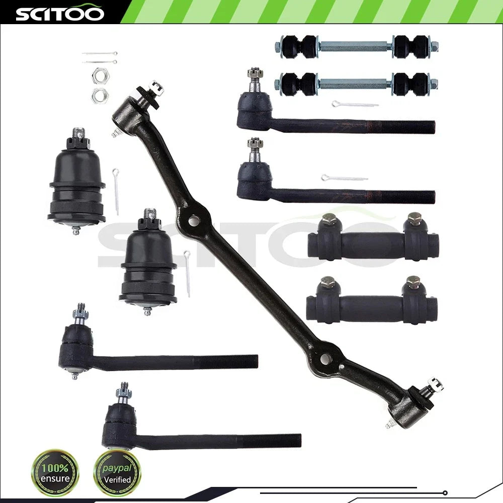 Front Lower Tie Rod End Ball Joint Kit for Chevrolet S10 GMC Sonoma (1996–2004)