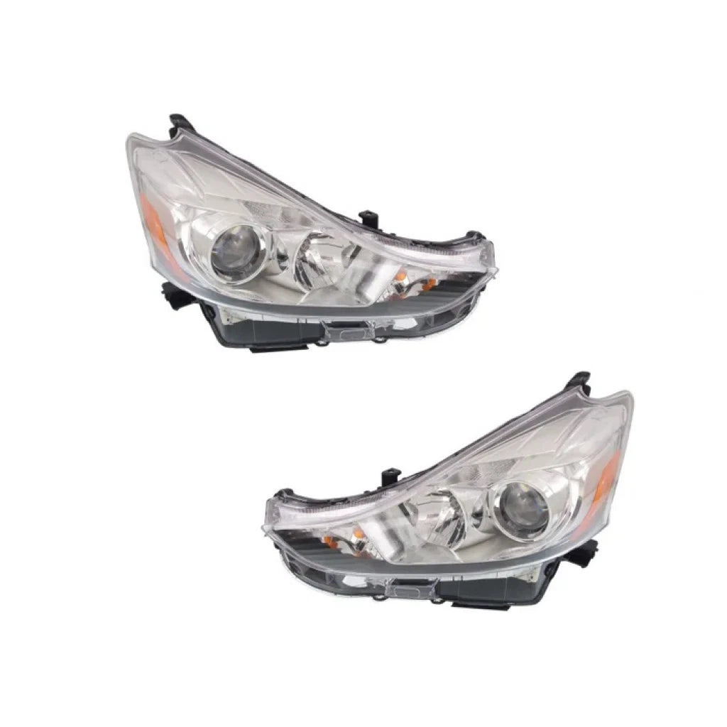 Pair Halogen Headlights for Toyota Prius V (2015–2018) CLX-M0-USA-SET-REPTY100135-CL360A70