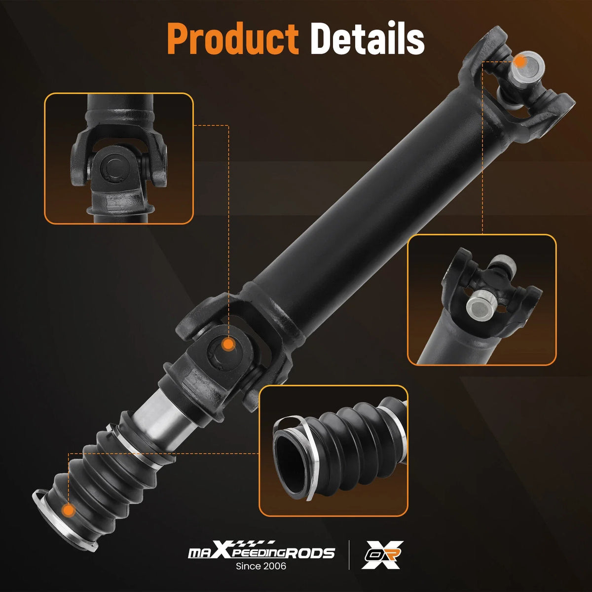 Rear Driveshaft Cardan Shaft for Jeep Wrangler (1997–2002)