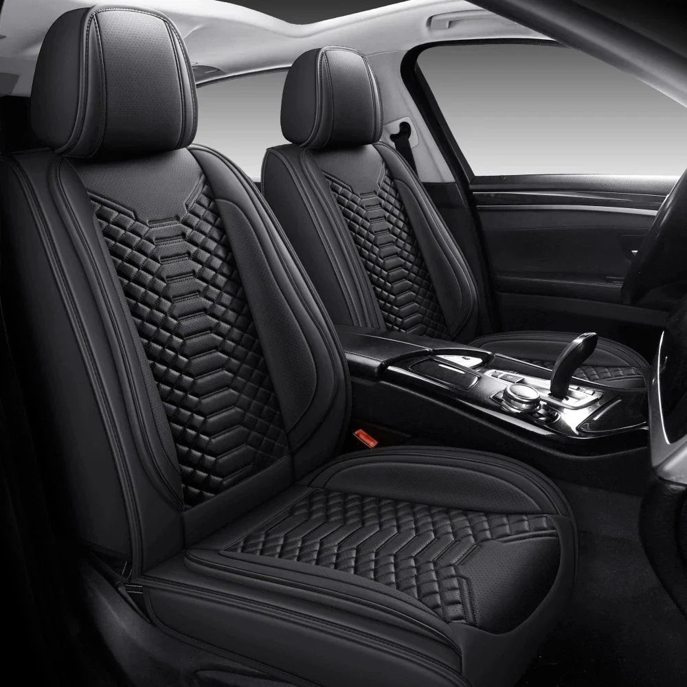 Full Set Leather Seat Covers for RAM 1500 2500 3500 (2019–2023) Black