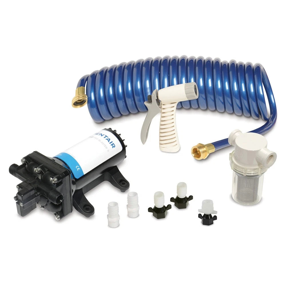 Shurflo Pro Washdown Kit II for 12VDC (4358-153-E09) - 5.0 GPM, Hose, Nozzle