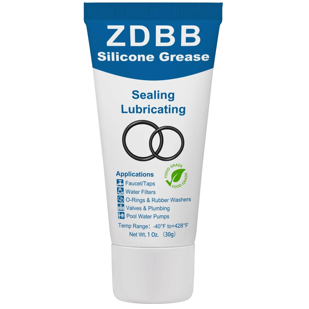 Silicone Grease O-Ring Lubricant for Faucets Pool Pump (1 oz)