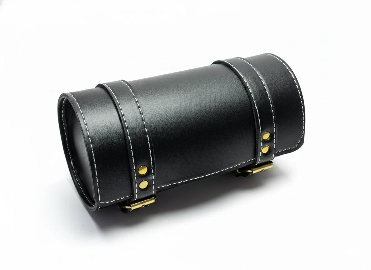 Heavy Duty Black Leatherette Tool Bag Roll for Royal Enfield