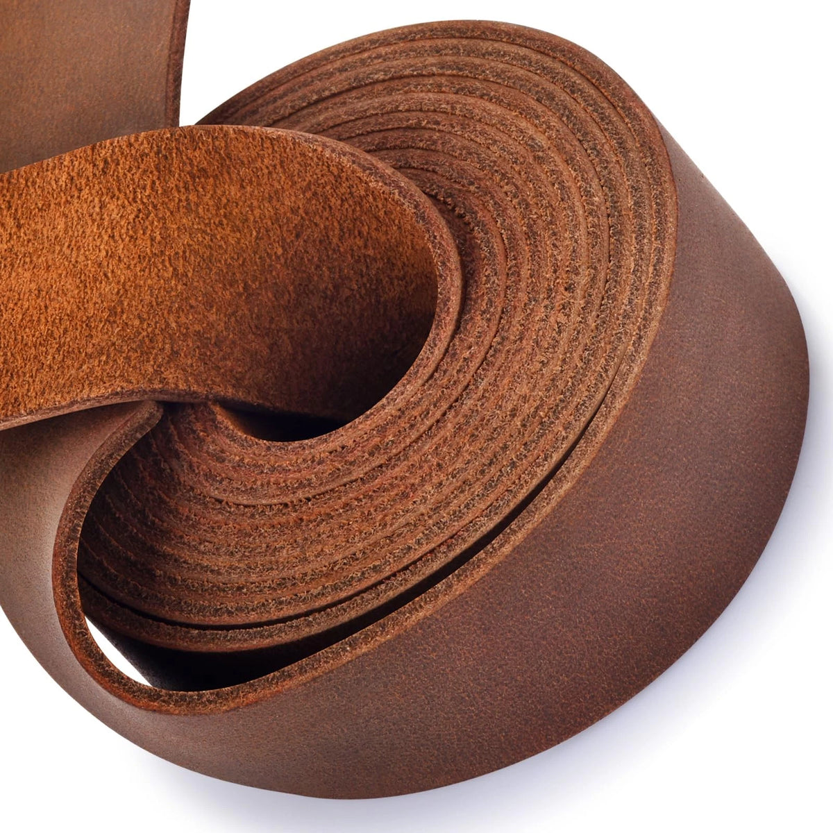 1 Inch Wide Dark Brown Full Grain Leather Strap for Crafts Belt Tooling