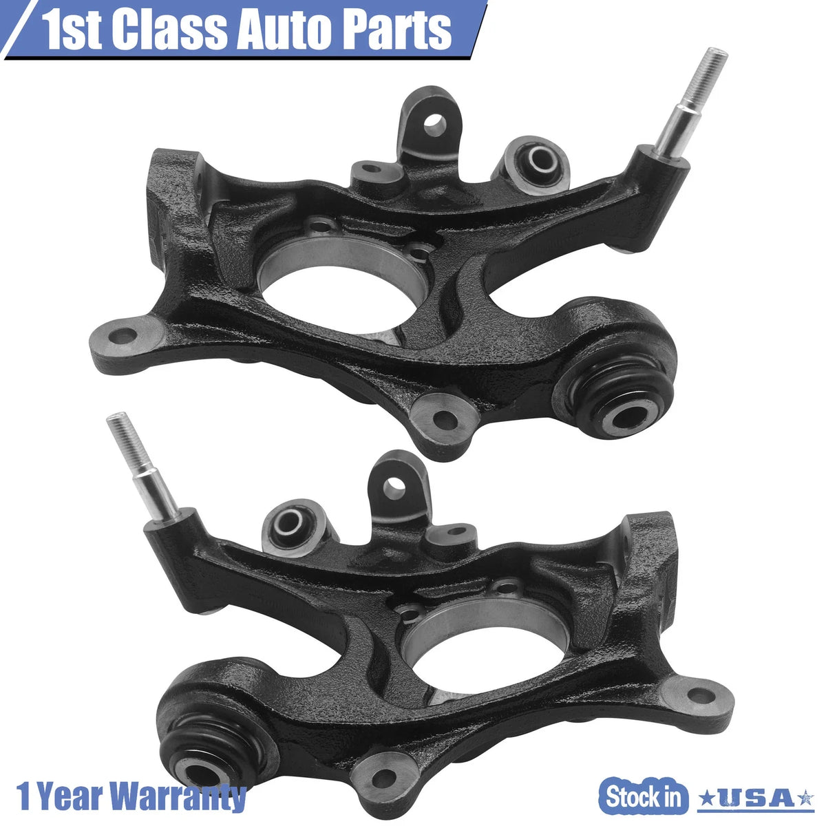 Pair Steering Knuckle Rear Left & Right for Hyundai Santa Fe Veracruz (2007–2012)