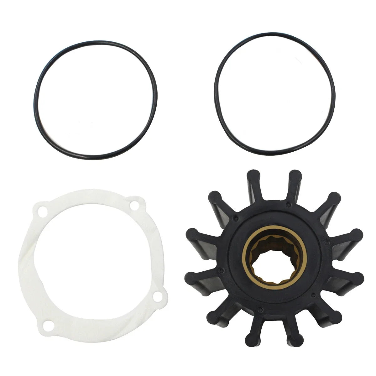Sea Water Pump Impeller Repair Kit for Johnson Indmar Yanmar (09-812B-1)