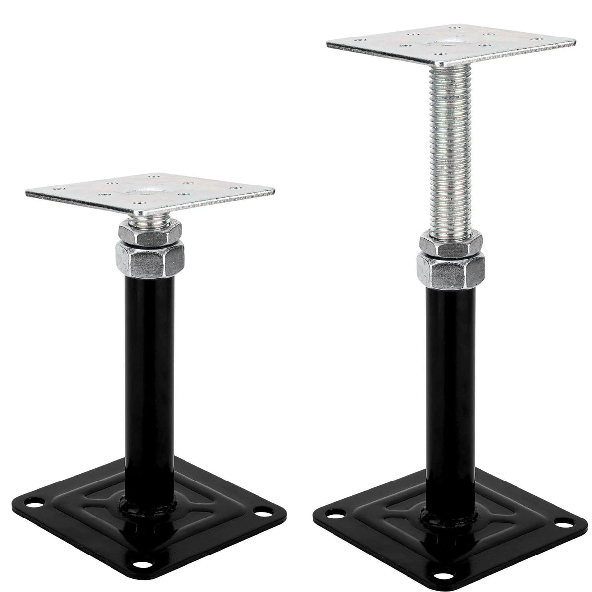 2-Pack Lift Supports for Floor 6-9 Inch (Black)