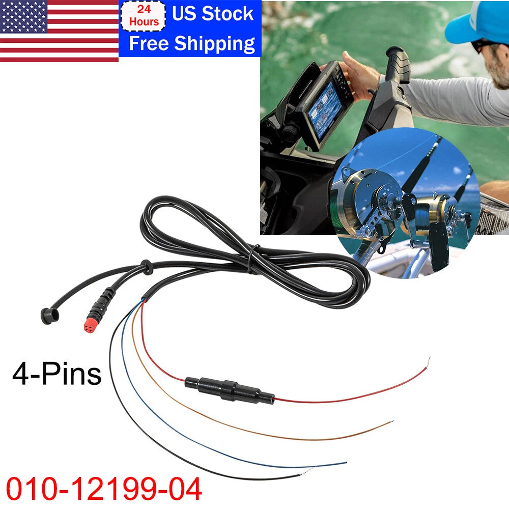 Power/Data Cable 4-Pins for Garmin Striker Echo Striker Plus (2017–2023)