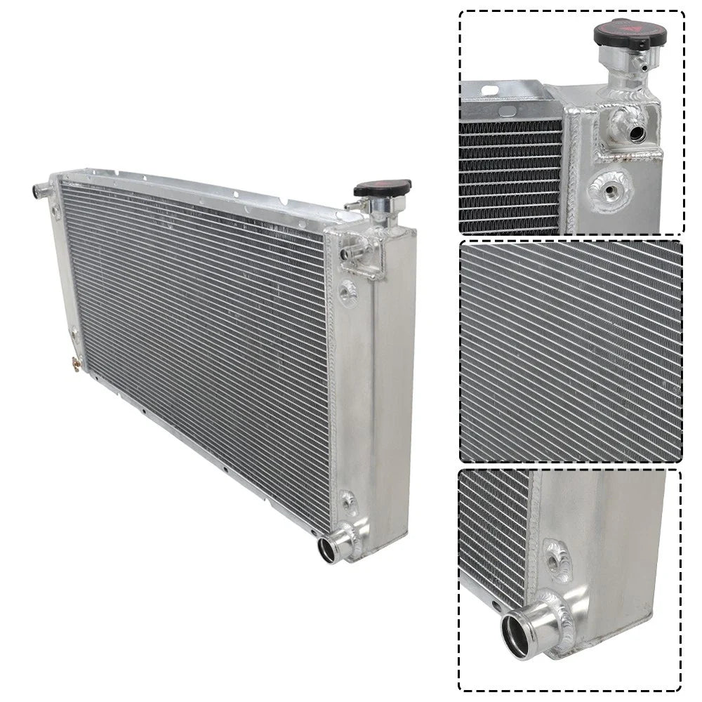 4 Row Radiator for Chevy 1500 2500 Tahoe Blazer GMC Yukon (1988–1999)