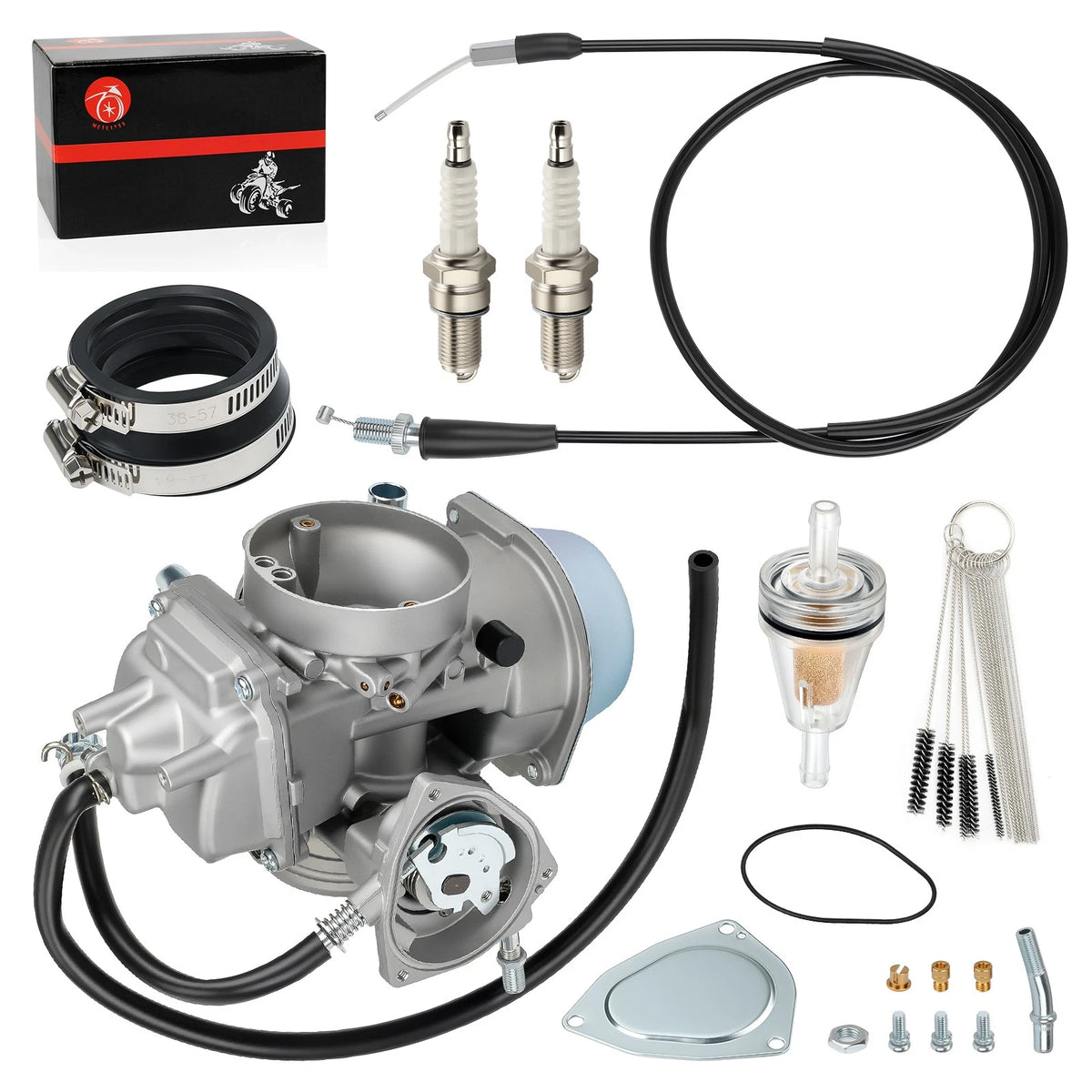 Carburetor with Throttle Cable for Can-Am DS650 (2000–2007) 707200142, 709400048, 711267240